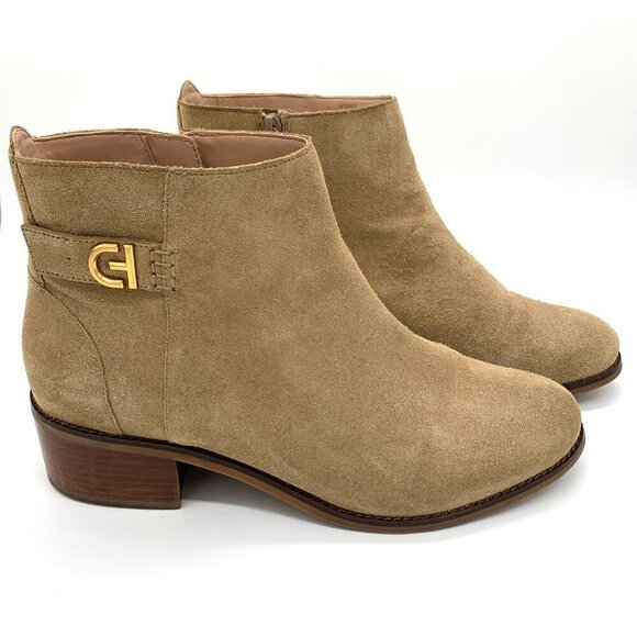 Cole Haan Tan Suede Ankle Boot Size 11 - Picture 1 of 11